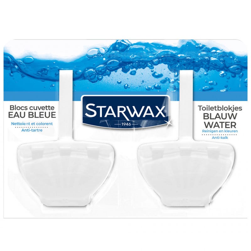 Bloc eau bleue WC STARWAX