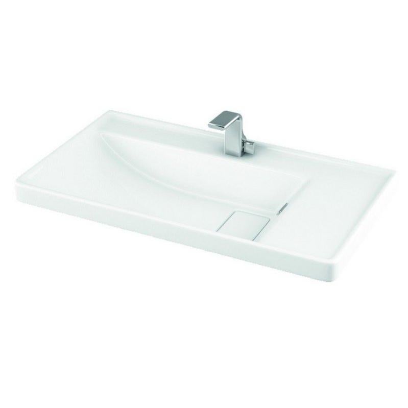 Vase Design En Céramique "Enya" 60cm Blanc