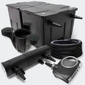 SunSun Kit de filtration de bassin pour 90000l 72W UVC et 80W Pompe
