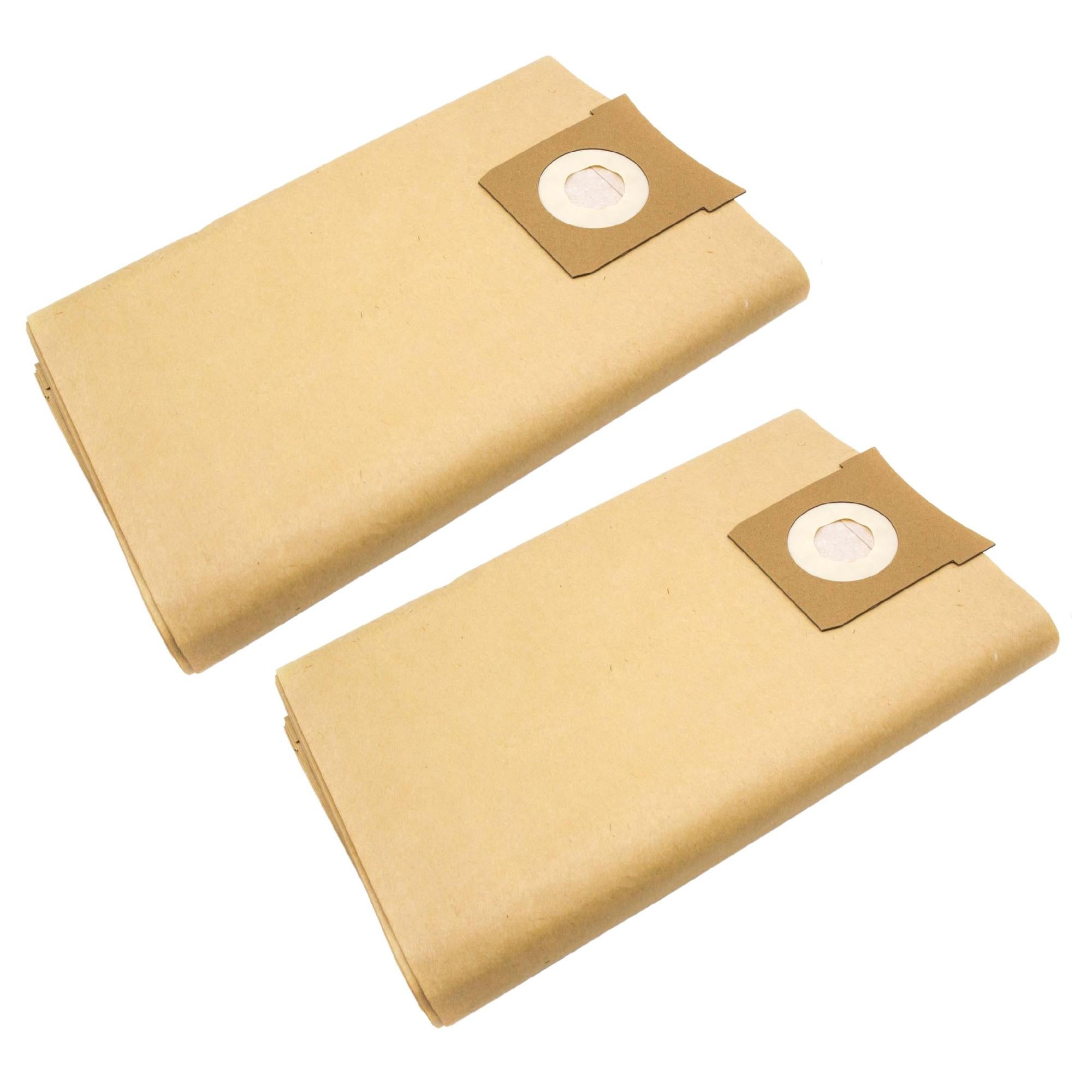 10 Sacs De Rechange Pour Aspirateur Parkside 30250132 - Papier Marron 58.5x25.4cm