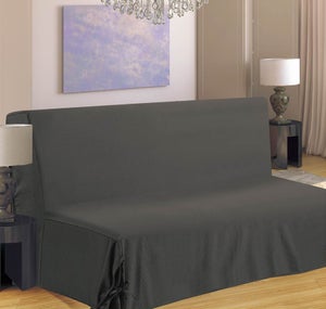 Housse de canapé 2 places réversible adaptable - Elegant – 190X140 cm -  Bleus