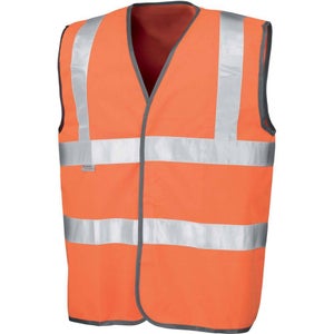 Gilet de sécurité orange avec poches au meilleur prix