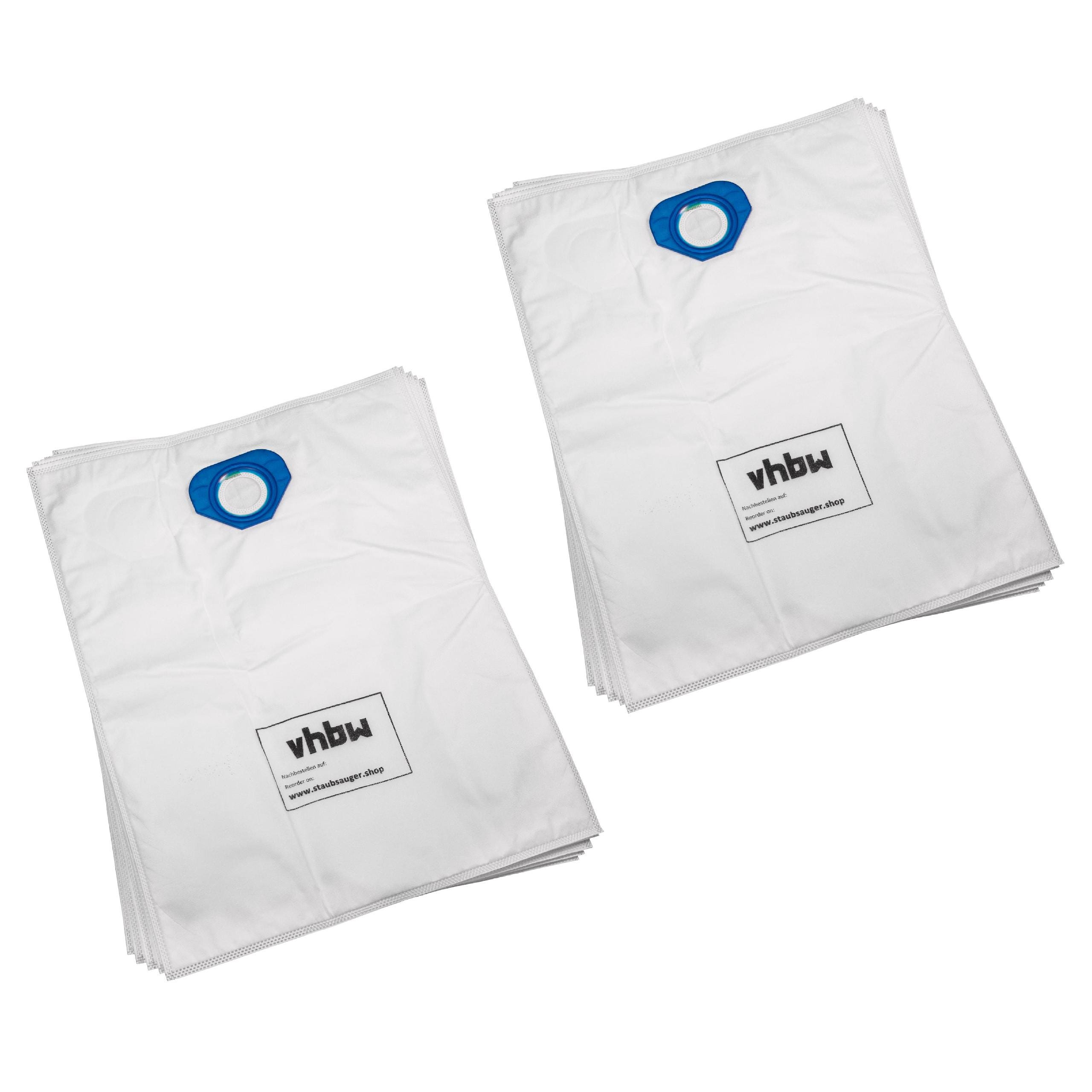 vhbw 10x sacs d'aspirateur, sac en microfibre pour aspirateur