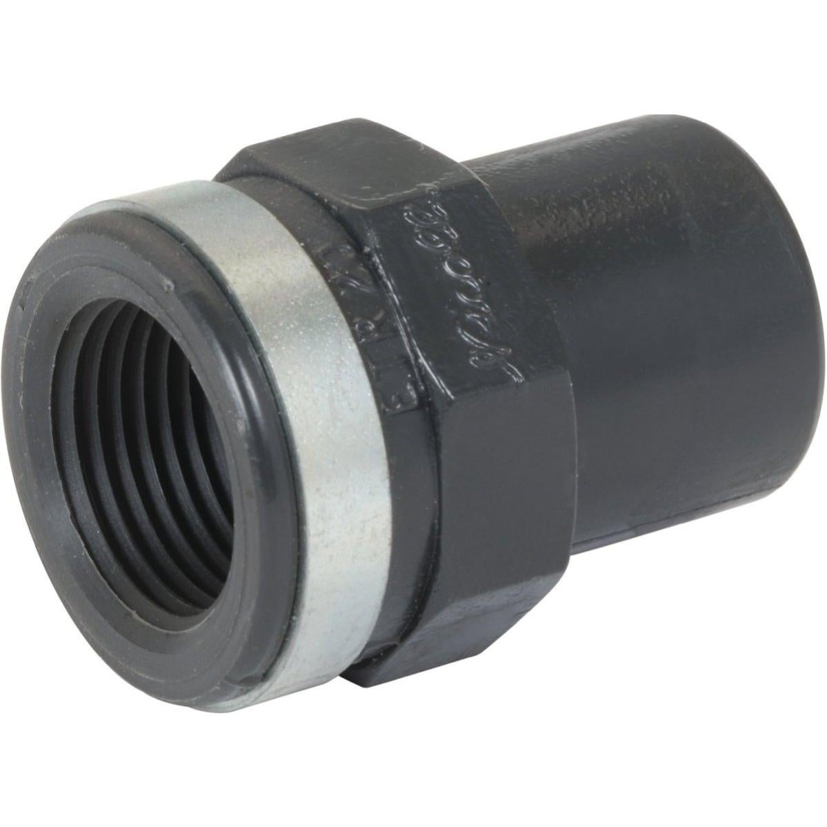 Réduction mixte pvc pression - mâle - diamètre 25 mm - filetage 15 x 21 ...