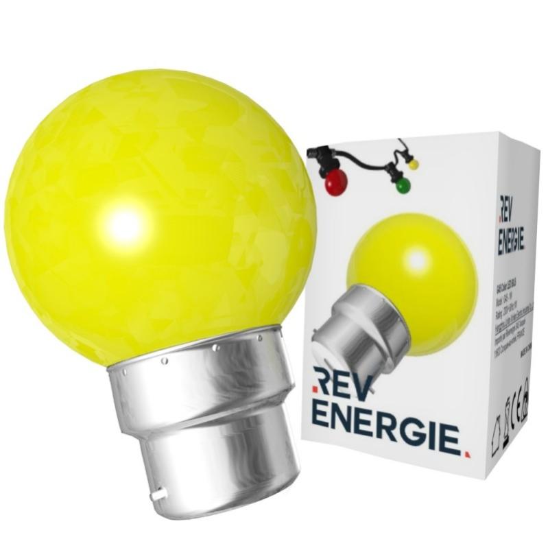 Lot De 6 Ampoules Jaunes B22 Incassables Avec Culot En Fer Leroy Merlin