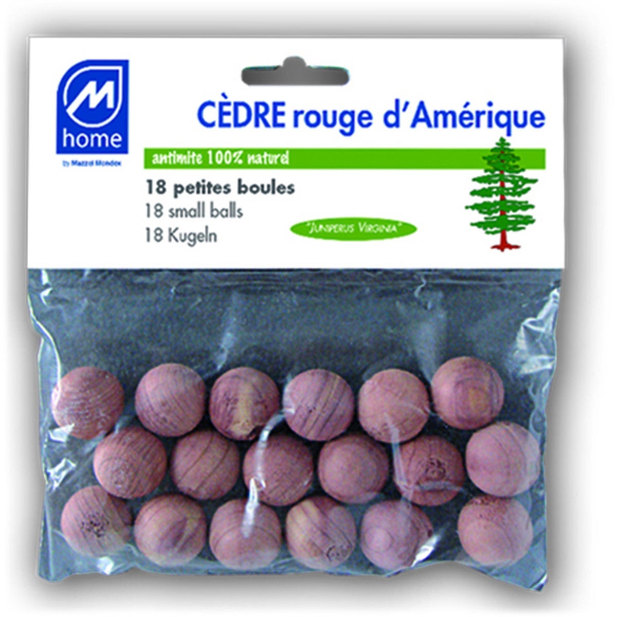 Boules Cèdre rouge Anti-mite x18