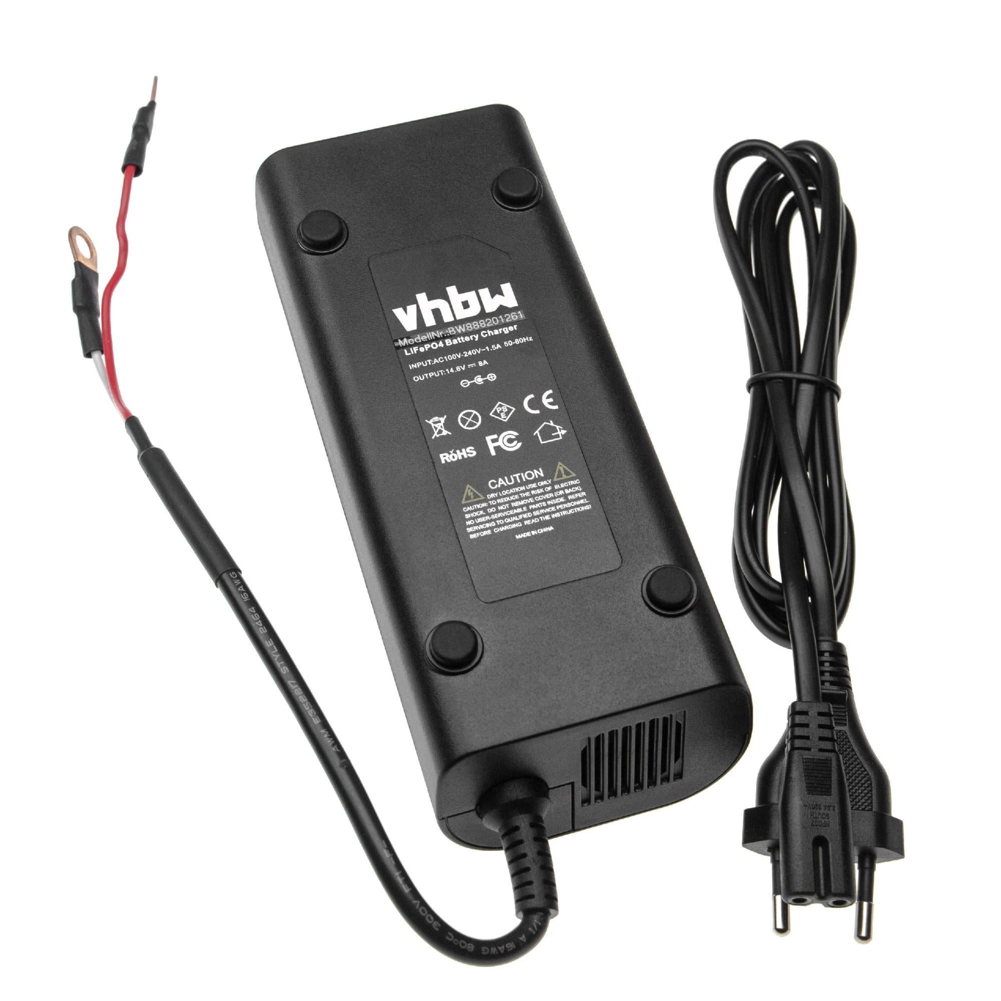 Vhbw – Caricabatterie USB Per Fotocamera HP Photosmart R-Series (cavo 40 Cm, Nero)