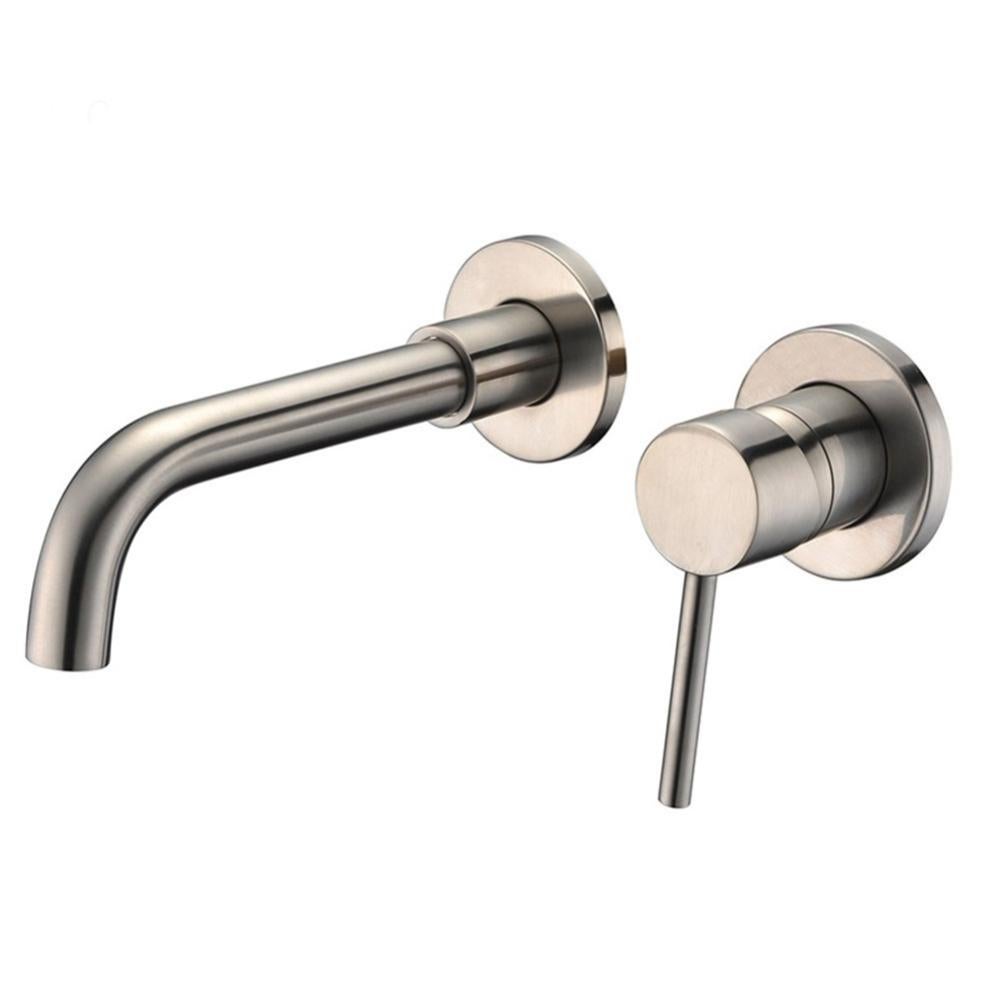 Rubinetto Da Bagno A Due Maniglie In Nichel Spazzolato - Con Scarico Pop-Up E Beccuccio Girevole 360° - Per Lavabo A 3 Fori (10,2 Cm), Confezione Da 2 Pezzi