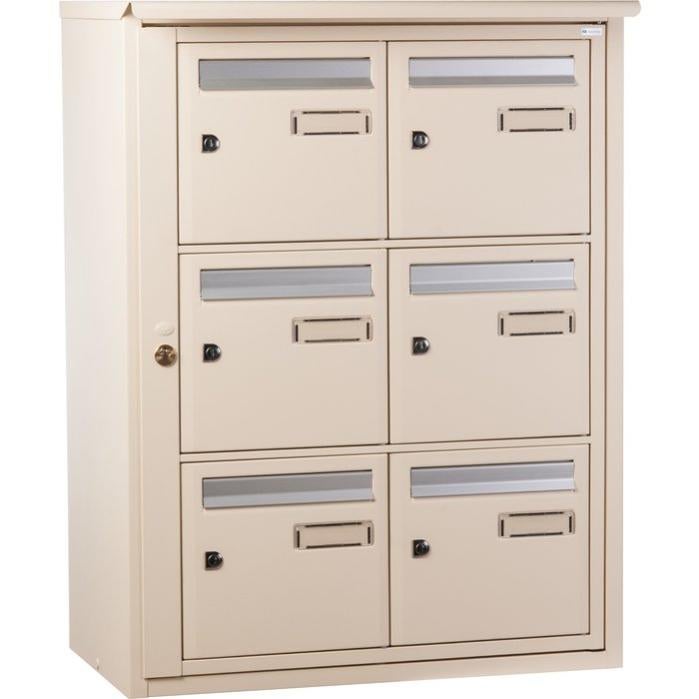 Btv M21126 – Boîte Aux Lettres Extérieure Chalet Blanc