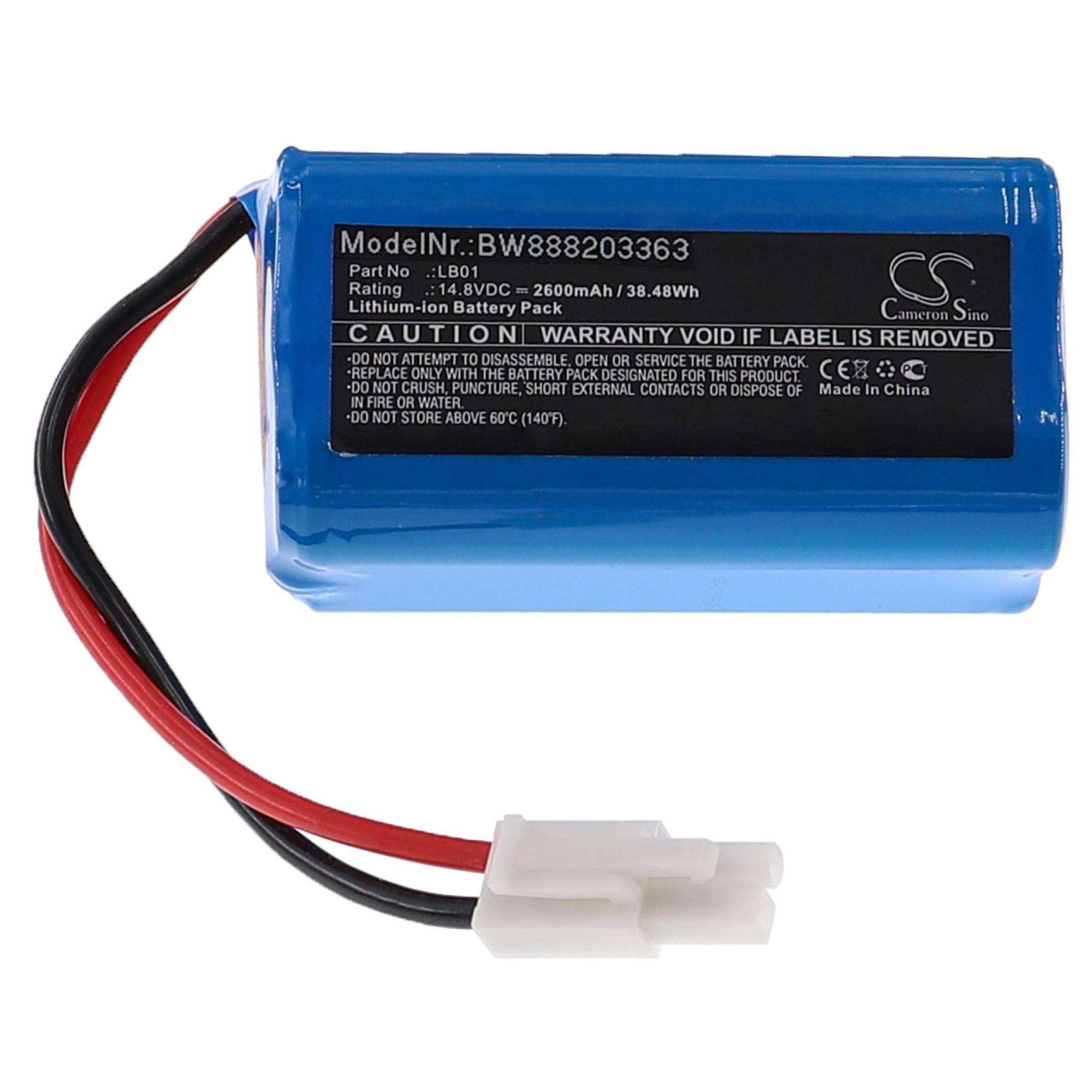 NASTIMA 14,4 V 6700 mAh 96,48 Wh Li-Ion batterij compatibel