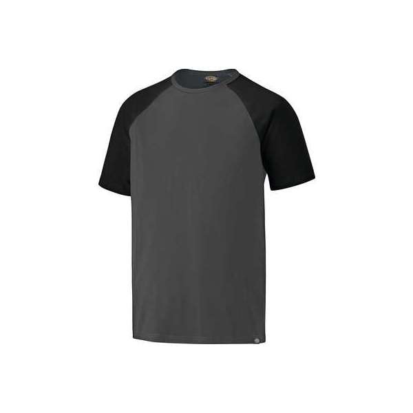 t shirt baseball gris noir