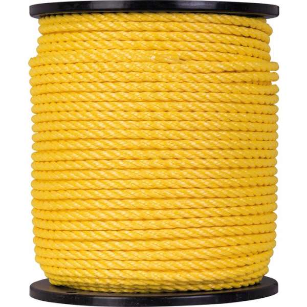 30m jaune corde polypropylene poly cordage 8mm 