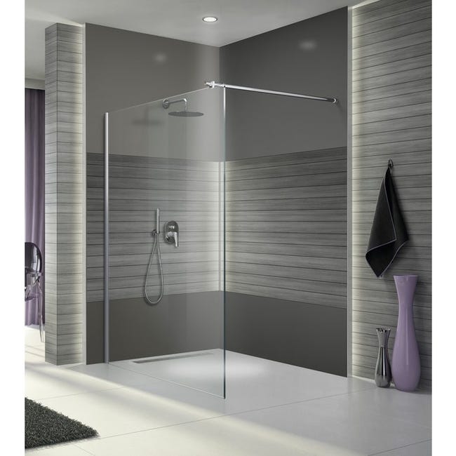 Barre de stabilisation - design rond ou carré pour paroi de douche