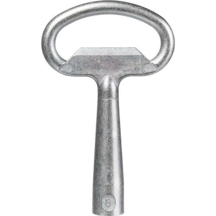 036540 Legrand Clé métal pour coffret électrique avec serrure à empreintes  triangle mâle de 8mm