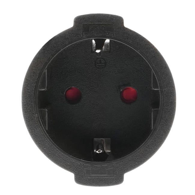 Feletec Lot De 2 Adaptateurs CEE - Fiche CEE Vers Schuko Et Schuko Vers CEE 230V 16A - Camping Caravane Chantier