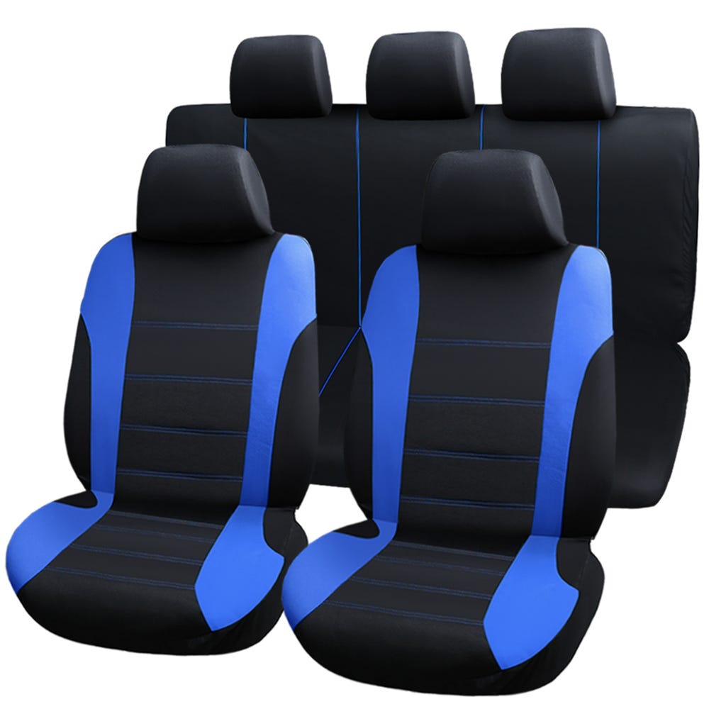 Housses de siège avant universelles pour voiture avec appui-tête