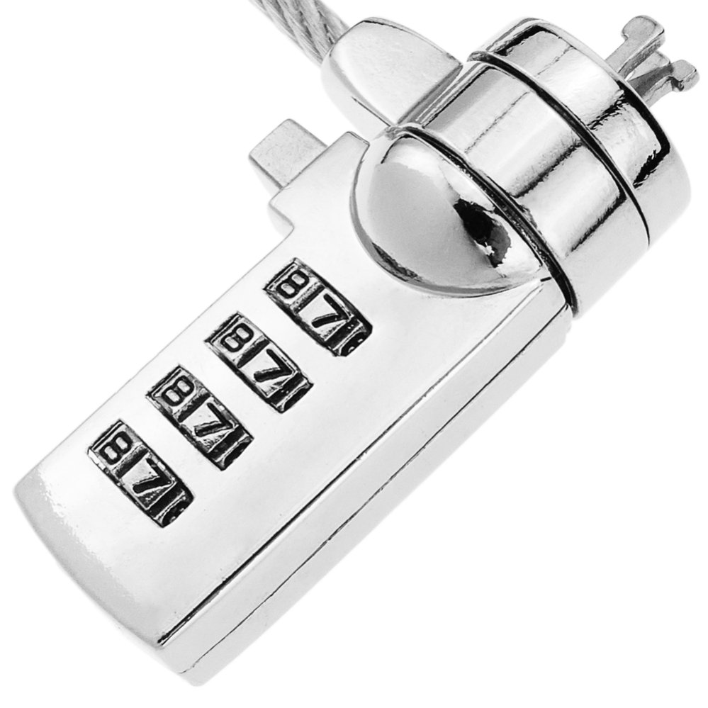 Comment Enlever Le Cadena Sur Ordinateur Câble Antivol Pour Ordinateur Portable. Cadenas De Sécurité À 4