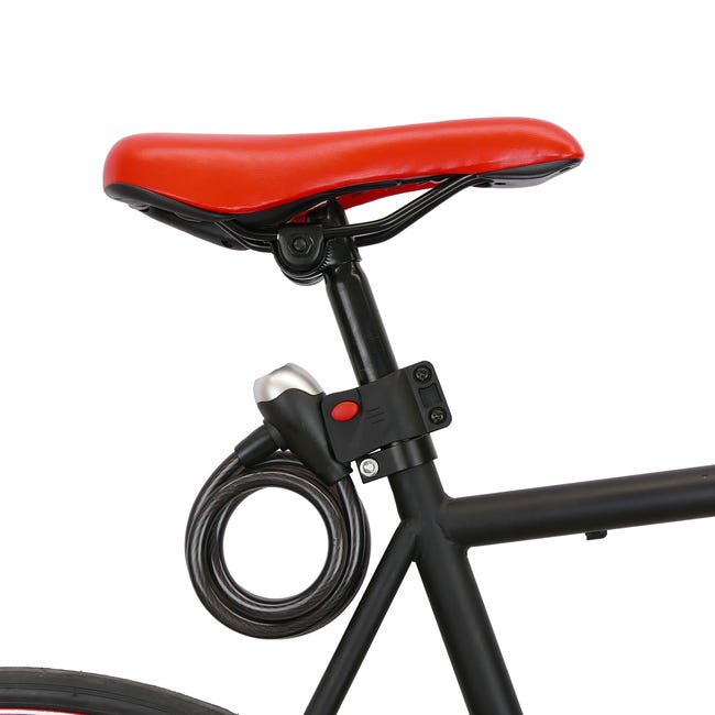 Primematik - Cable Antirrobo De Acero Con Candado Para Bicicleta
