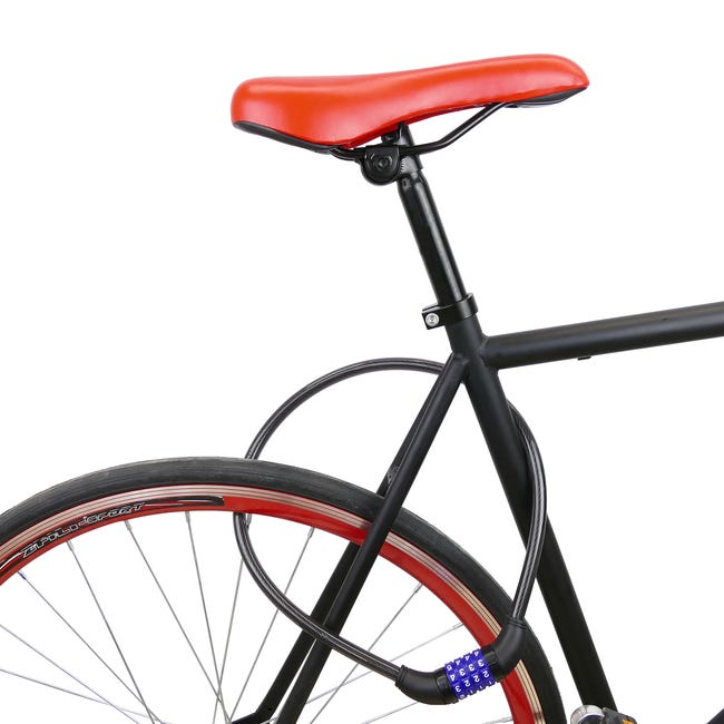 Primematik - Cadena Antirrobo De Acero Con Candado Para Bicicleta