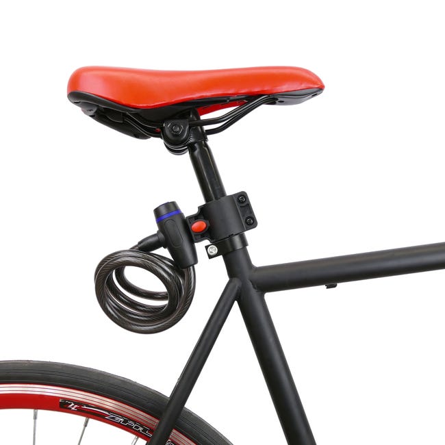 Primematik - Cable Antirrobo De Acero Con Candado Para Bicicleta