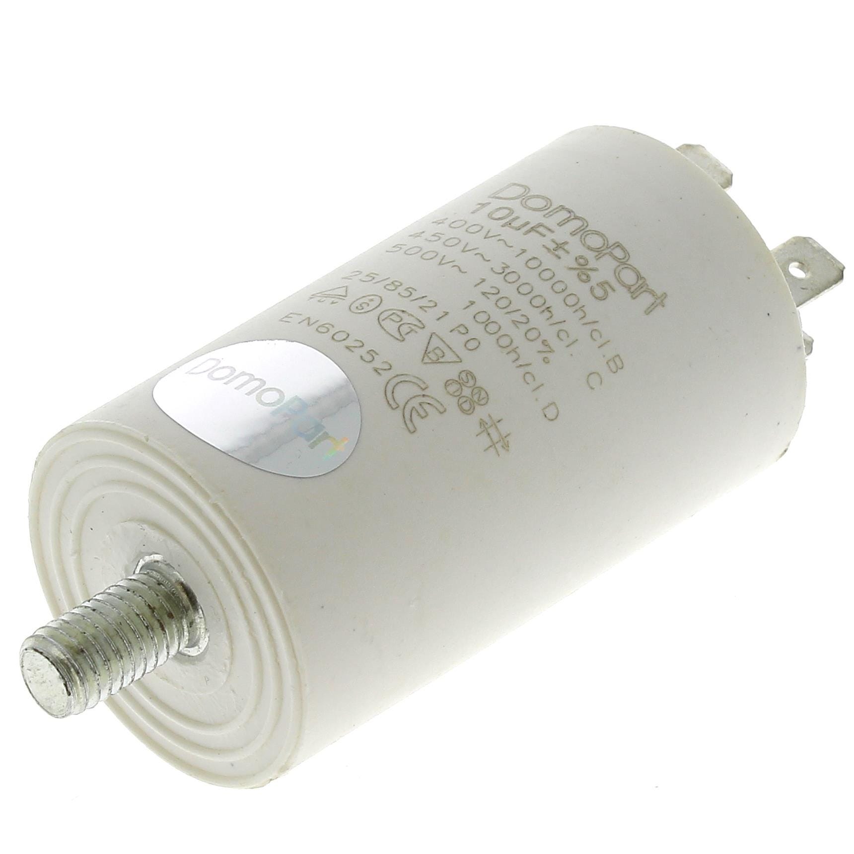 Condensateur démarrage 10μF (10uF) pour moteur de sèche linge