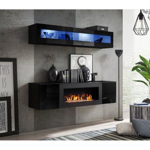 Meuble TV cheminée – ARBA Home & Decor