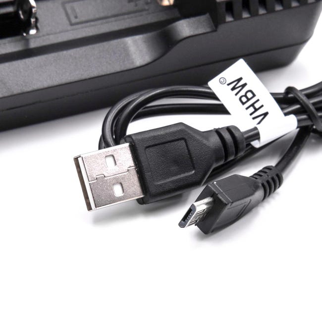 Piles et câbles de chargement USB