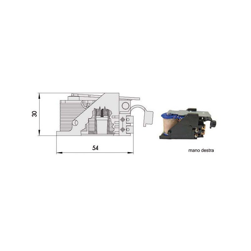 Bobina Elettroserrature V.12 Dx 07118-00-1 Cisa