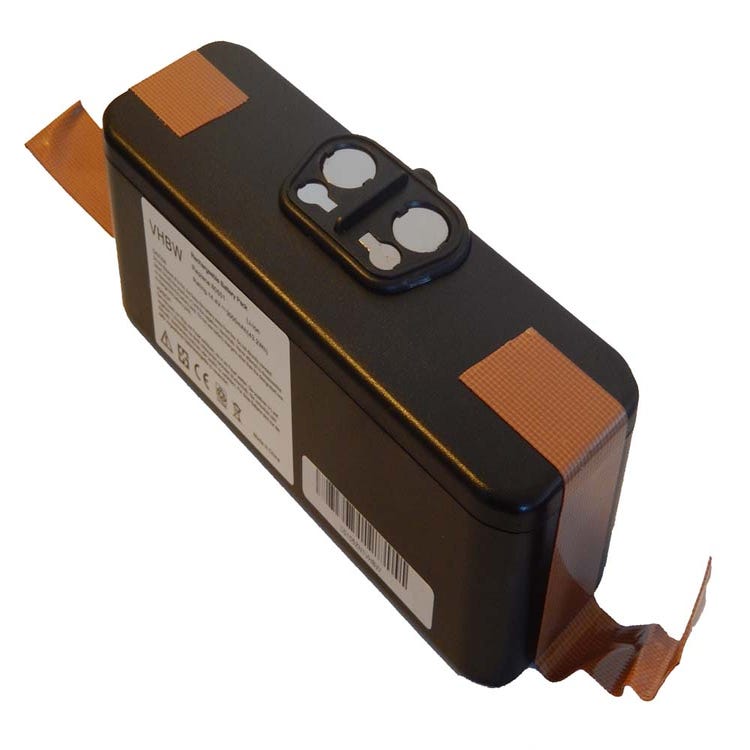 Vhbw® Batería Li-Ion 3000mAh (14.4V) compatible con iRobot Roomba