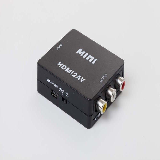 Vhbw Adaptateur HDMI vers RCA - Convertisseur audio et vidéo 3RCA