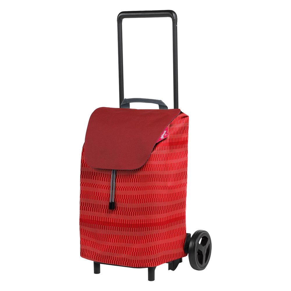 Carrello Spesa Floral Rosso lt 56 51x41 h 102 - 154313