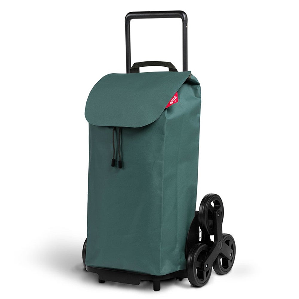 Relaxdays Chariot de courses, pliable, 25 L sac d'achats avec roulettes,  chargeable jusqu'à 10 kg, 91 x 40 x 30 cm,gris