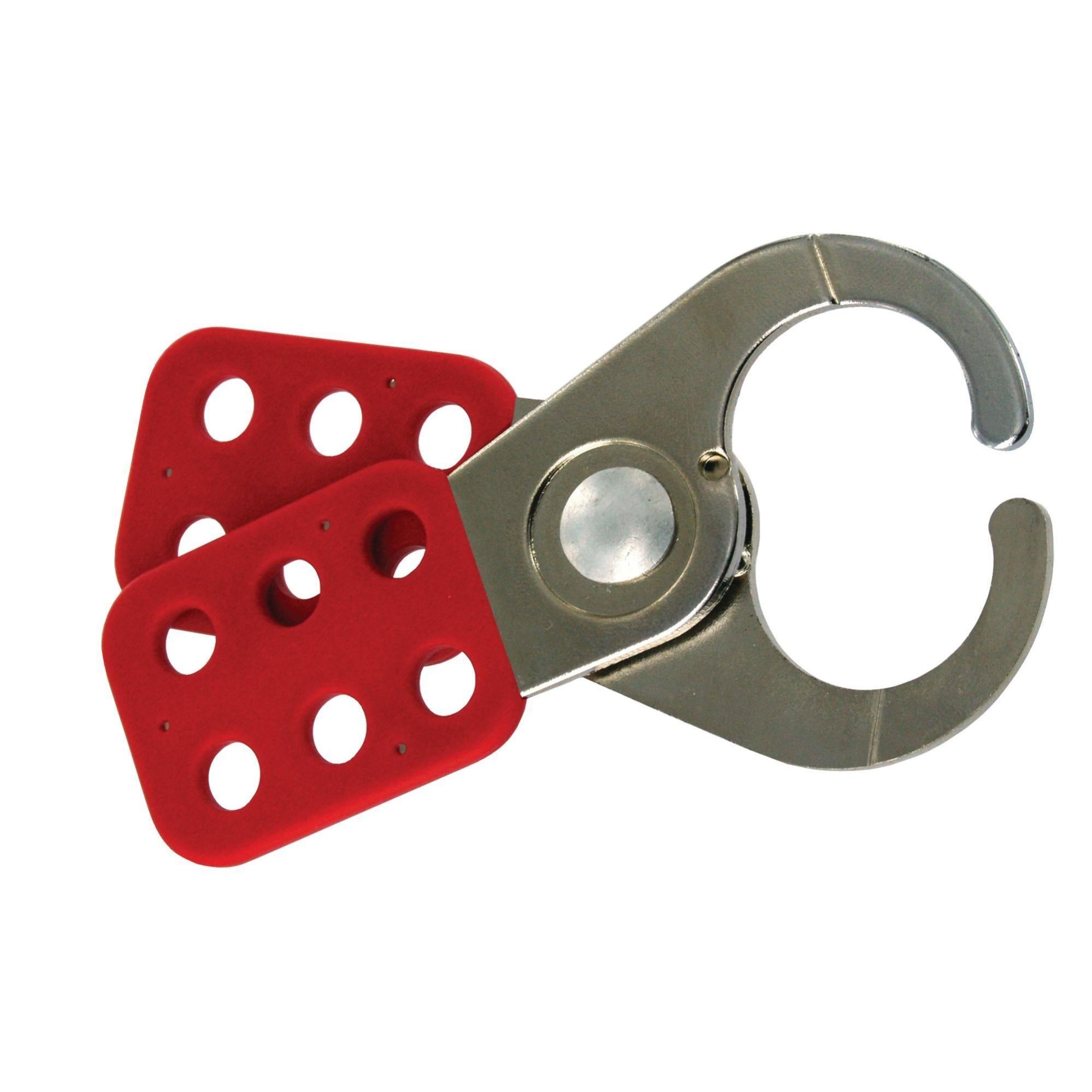 Ganascia isolata in acciaio Ø 39 mm per 6 lucchetti , Lockout Tagout ...