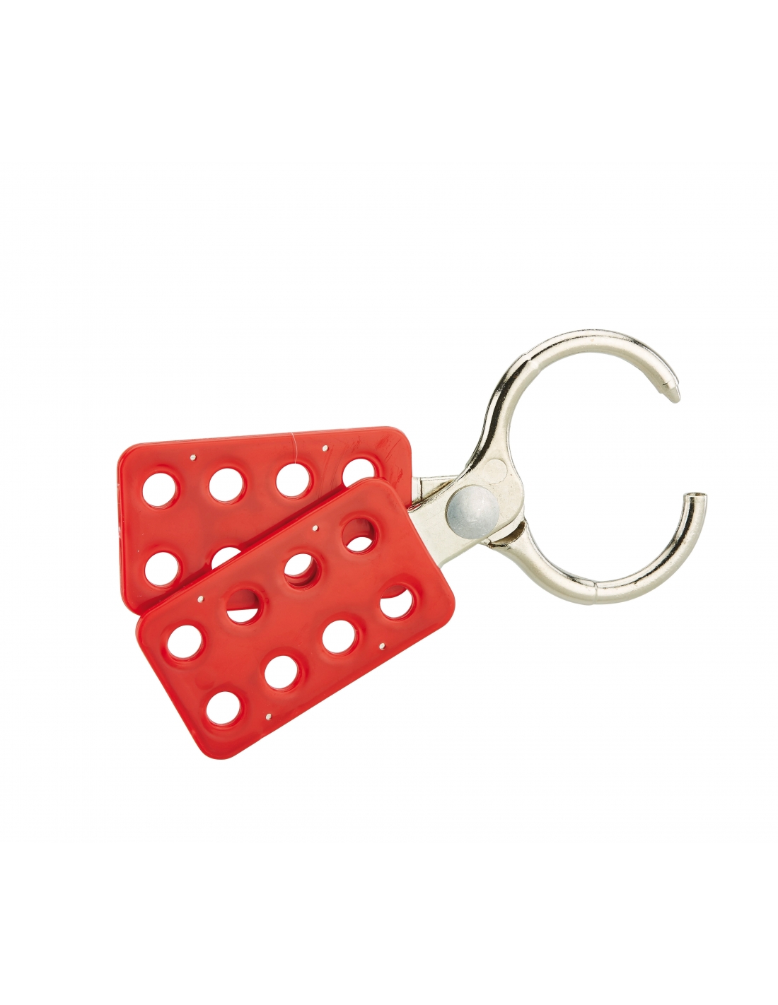 Ganascia isolata in alluminio Ø 39 mm per 8 lucchetti, Lockout Tagout ...