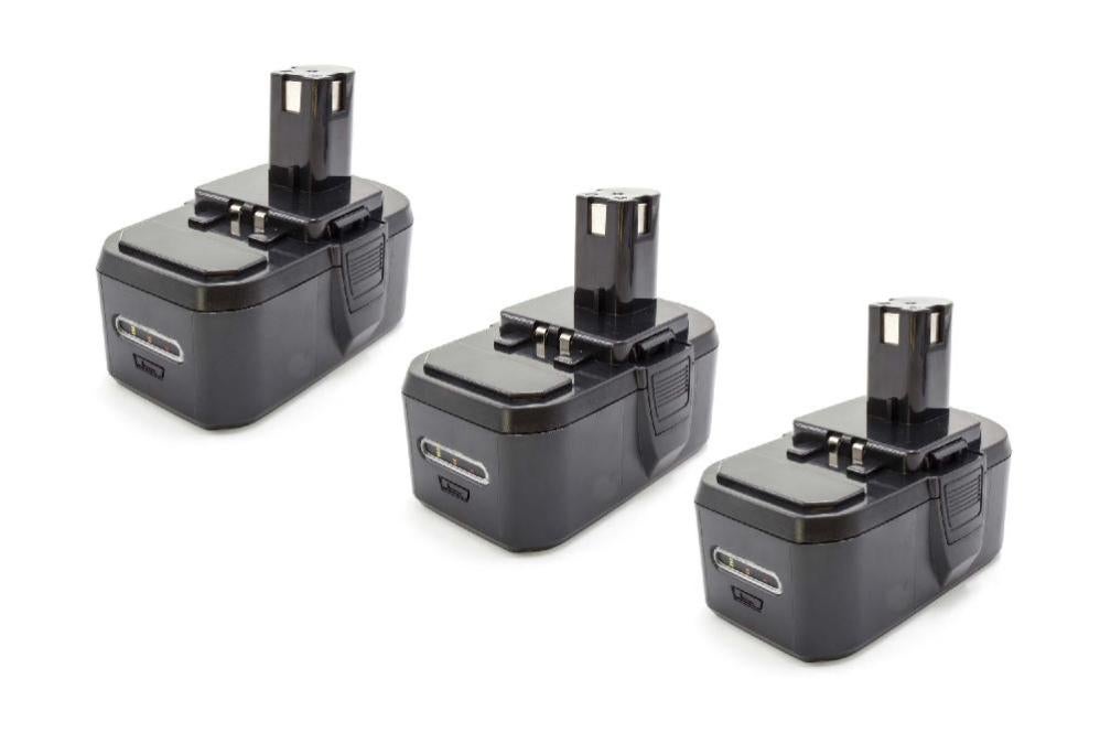 Vhbw 2x NiMH Batterie 3000mAh  18V  Pour Outil électrique Outil Powertools Tools Makita ML183 Flashlight Sc190dwde Ub181d Ub181dz 85162463