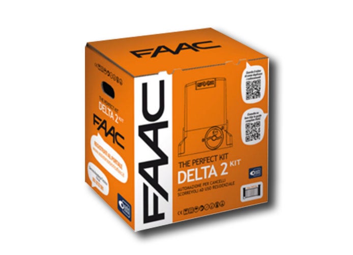 FAAC 105914 DELTA 2 KIT 230V PERFECT PER CANCELLI SCORREVOLI AUTOMATICI MX  500KG