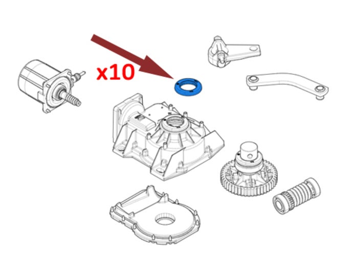 CAME 119RIA120 paraolio e calotta per motori serie Frog - Acquista Subito  Online 