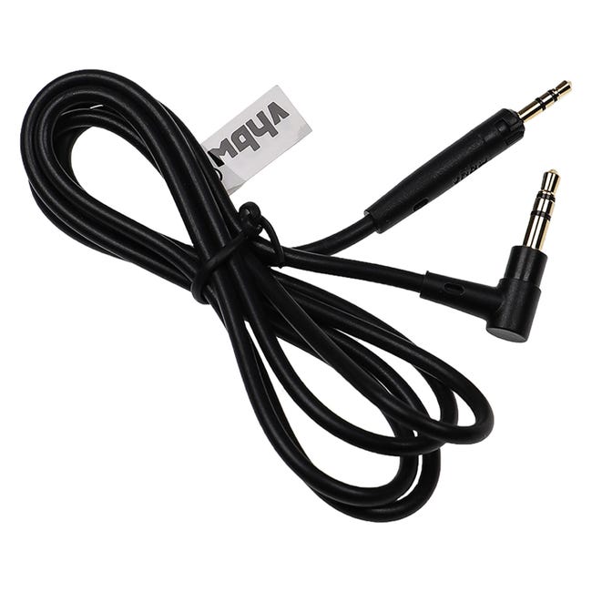 Vhbw Câble audio AUX compatible avec JBL S700 casque - Avec prise jack 3,5  mm, 100 cm, noir