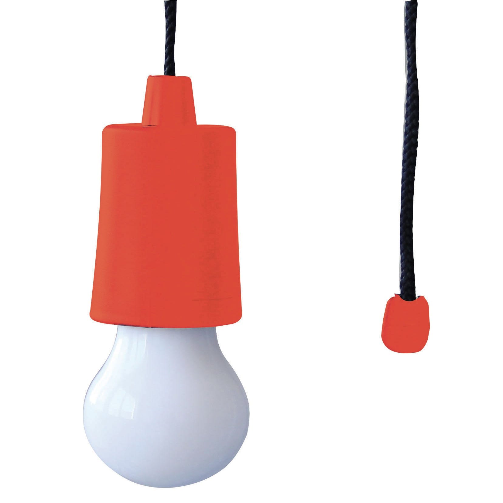 RETRO' : Ampoule LED à piles (3AAA non fournies) avec cordon. Rouge