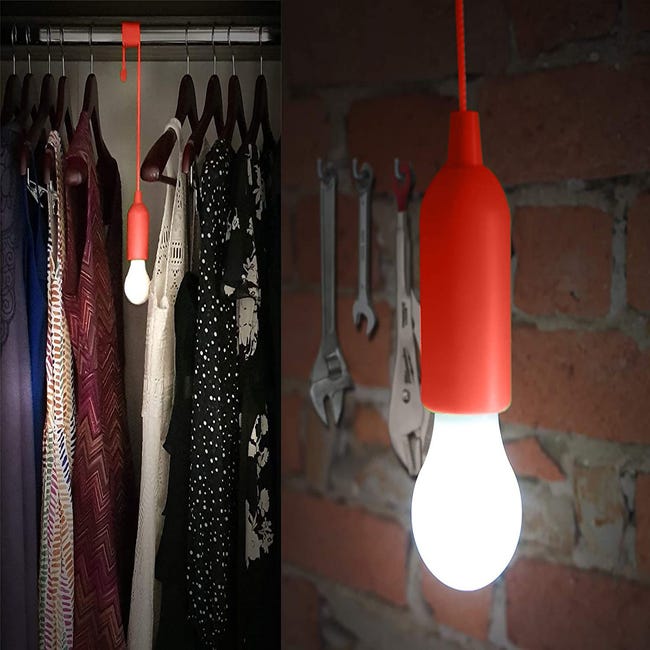 Lampe LED multicolore ampoule vintage à piles