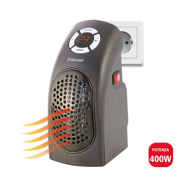 Chauffage soufflant petit radiateur électrique portable, radiateur  soufflant de salle de bain mini radiateur soufflant en