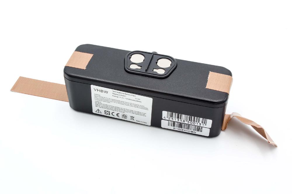 Vhbw Batería Li-Ion 2000mAh (14.4V) compatible con iRobot Roomba
