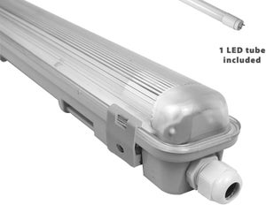 Réglette LED 120CM - 24W - avec tube fluorescent LED - Lampesonline