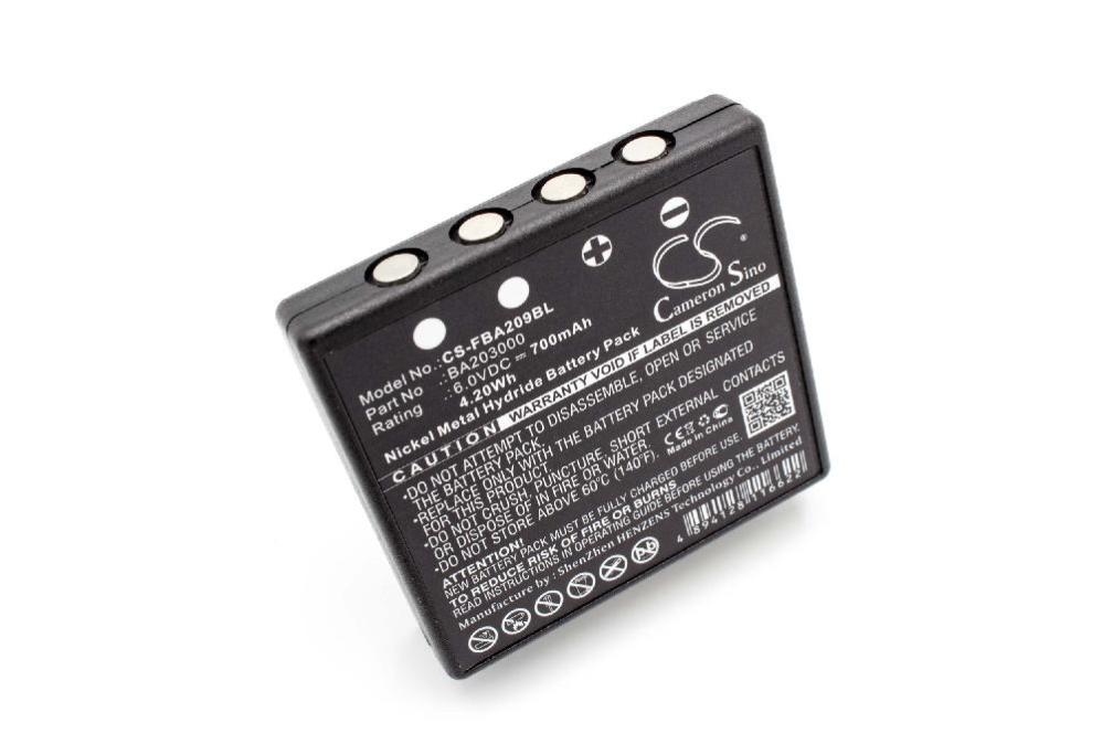 Batteria Ricambio 6V 2100mAh Per Telecomando HBC - Compatibile Con FUB05AA FUB5AA FUB05XL