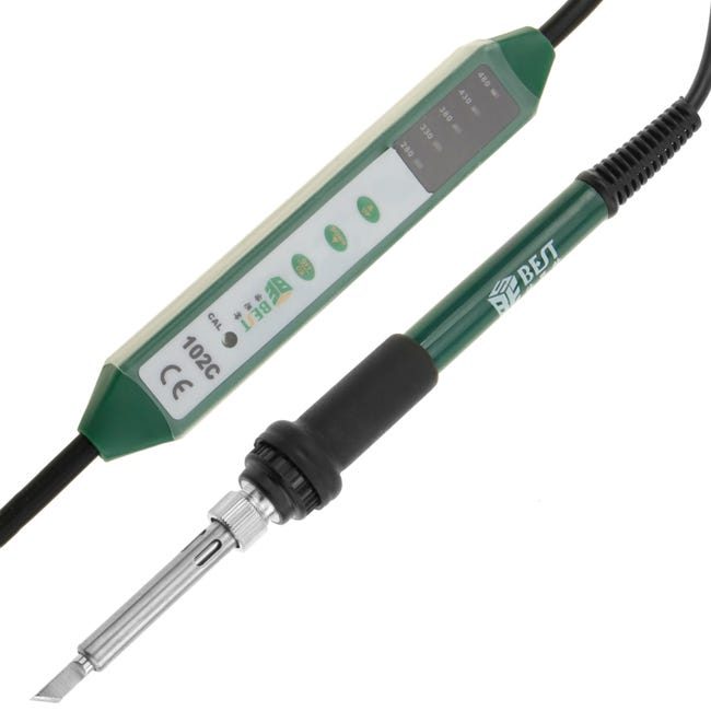 Saldatore Kit, LYLIN 65W Saldatore A Stagno Professionale Con Schermo Led Legge La Temperatura Temperatura Regolabile Funzione Di Correzione Della Temperatura Funzione Sleep - Foto 8