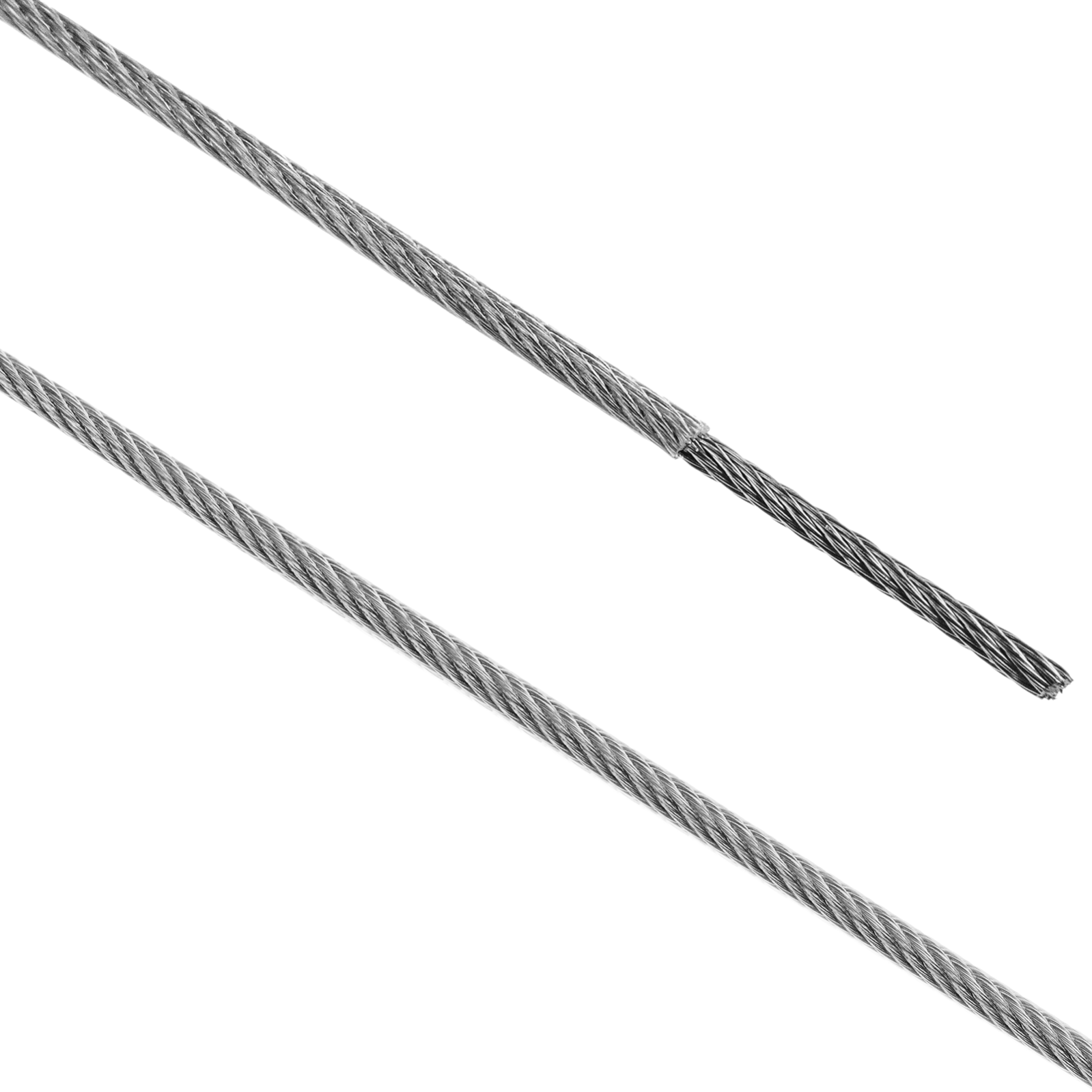 Câble Acier Inoxydable 5mm 7x19 Souple A4 V4A 10m - Nirosta Résistant Et Flexible
