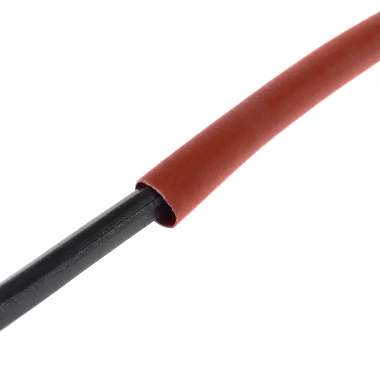 Chaleur rouge gaine rétractable de 3,2 mm en rouleau de 3m - 2