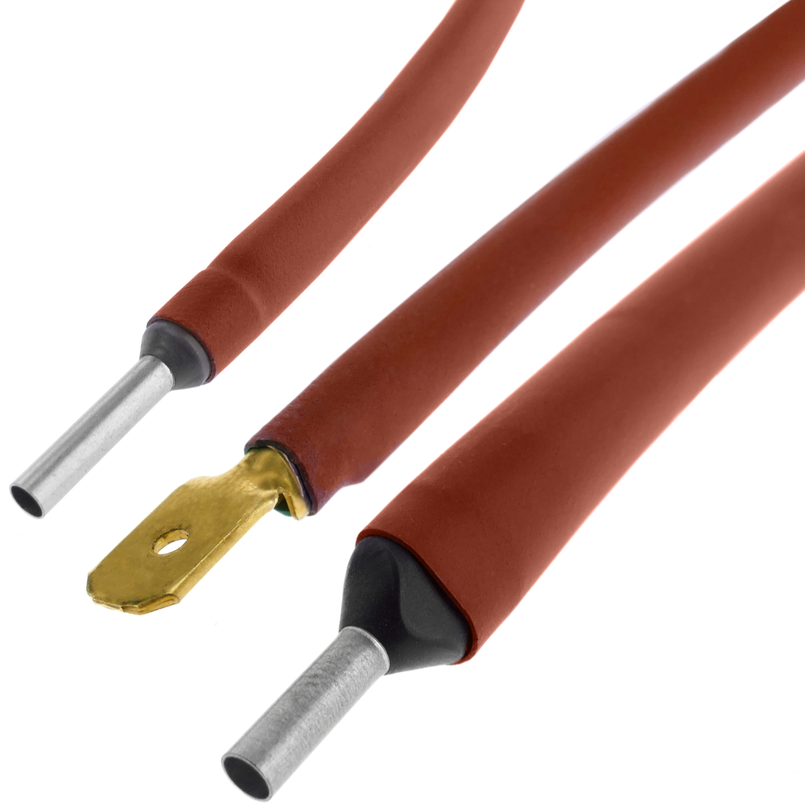 Chaleur rouge gaine rétractable de 3,2 mm en rouleau de 3m - 4