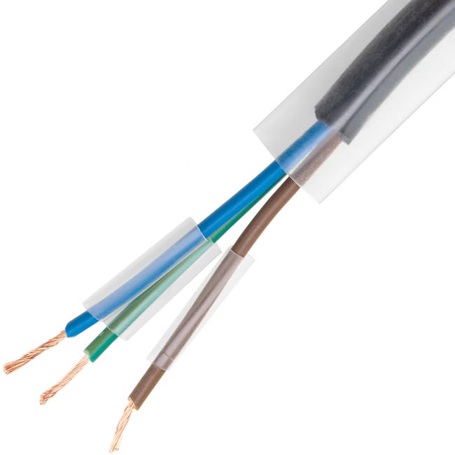  Transparente tubo termoretráctil 4,8/2,4 Cable manga Alambre  protección 1.1 yard de longitud : Electrónica
