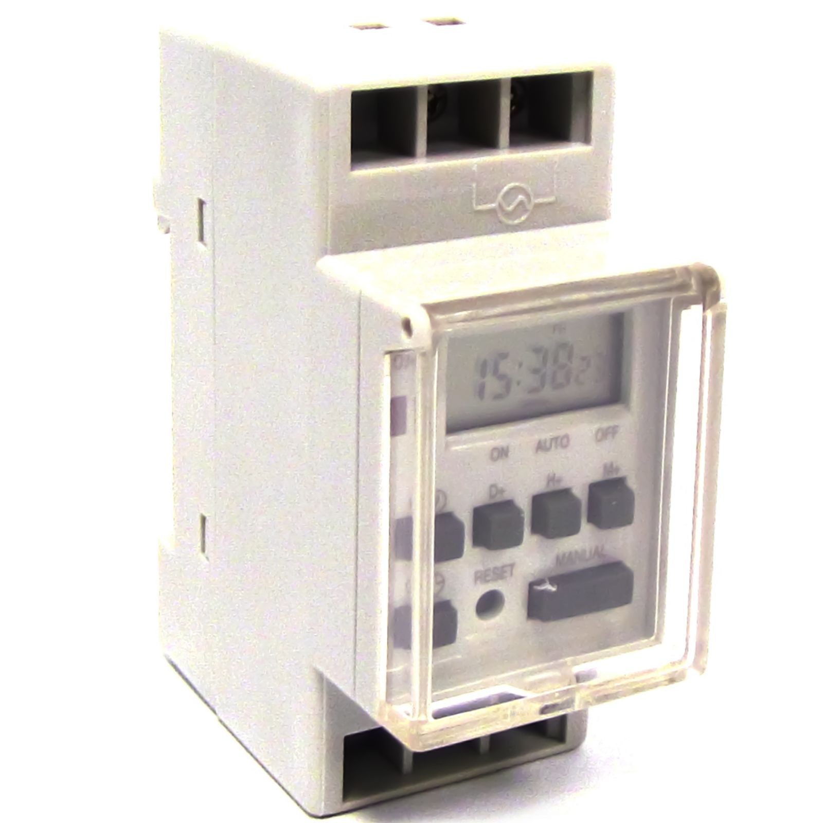 Reloj programador carril din hotsell